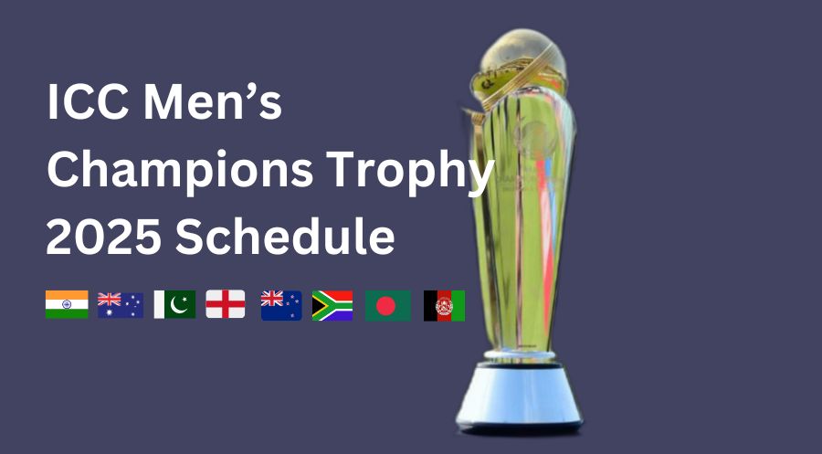 champions trophy 2025 schedule